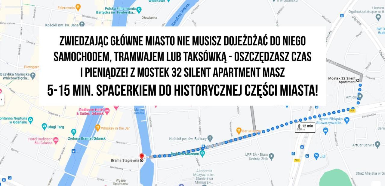 Mostek 32 Silent Apartment Gdansk Luaran gambar